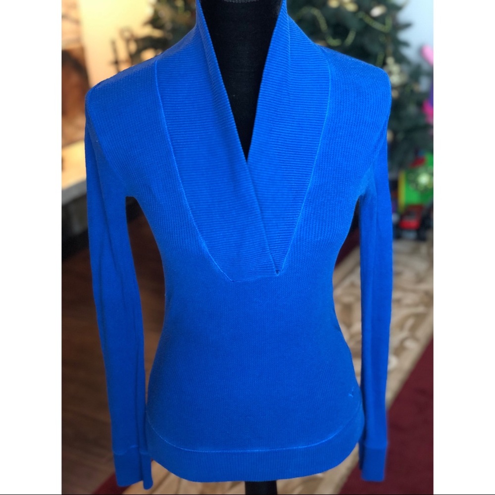 Royal blue sweater